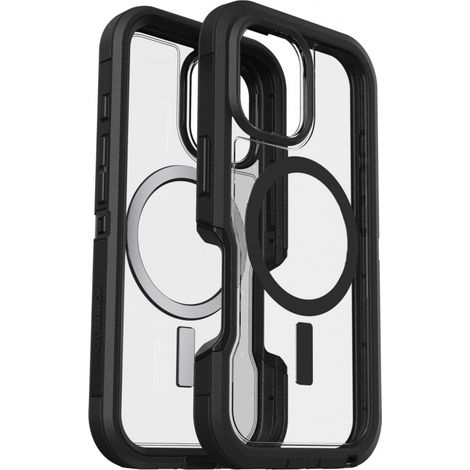 OtterBox Defender Series XT Clear für MagSafe für iPhone 16, Dark Side