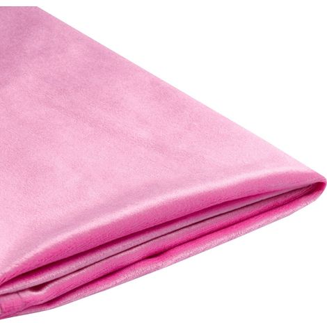 Bettrahmenbezug Samtstoff FITOU 90 x 200 cm Fuchsia