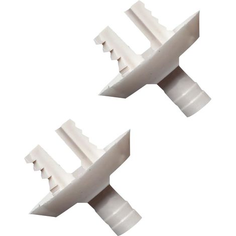 Lot de 2 connecteurs de tuyau de vidange pour climatiseur - Raccord coudé - Outil de réparation (1/3)