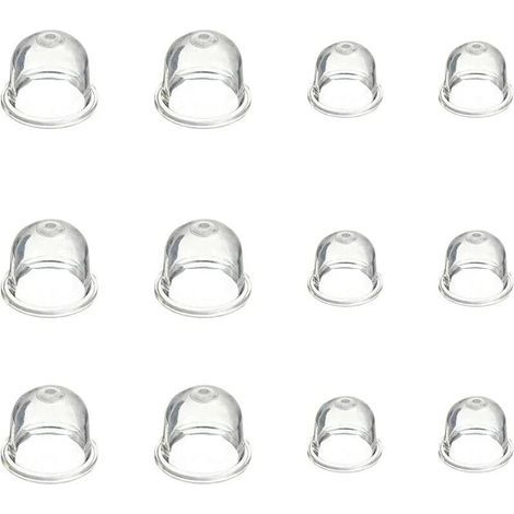 12 Pièces Pompe Amorce Carburateur Ampoules 19 mm et 22 mm pour Débroussailleuse Tronçonneuse Tondeuse Souffleur (1/4)