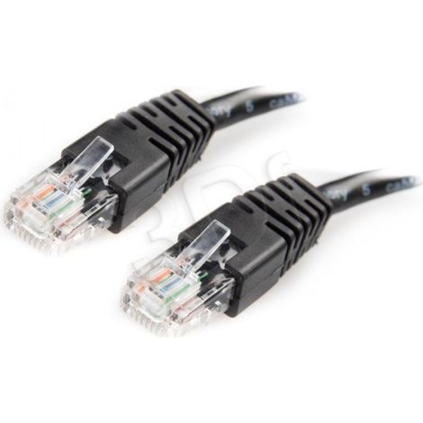 Patch kábel CABLEXPERT Cat5e UTP 5m čierny