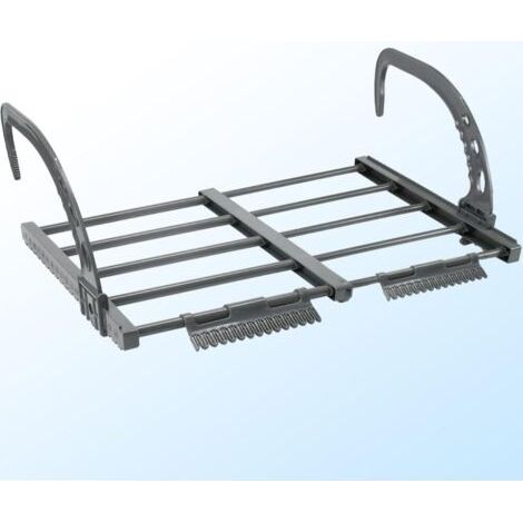 Séchoir à Linge 32-55cm Séchoir Suspendu Séchoir Radiateur Pliable Etendoir à Linge Pliable en Acier Carbone Séchoir Express Etendoir Radiateur Pliable Etendoir pour Balcon Seche Serviette (1/5)