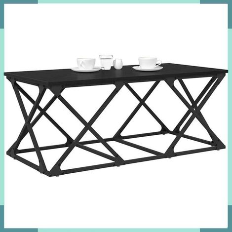 Table basse - 882768 - Chêne noir - Bois d'ingénierie - 100 x 49 x 40 cm (1/5)