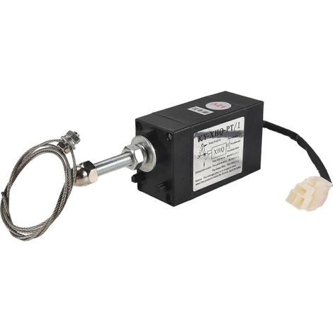 Normally Closed DC 12V Engine Flameout Device Engine Stop Solenoid Valve -PT Power Off Pull Flameou (1/5)