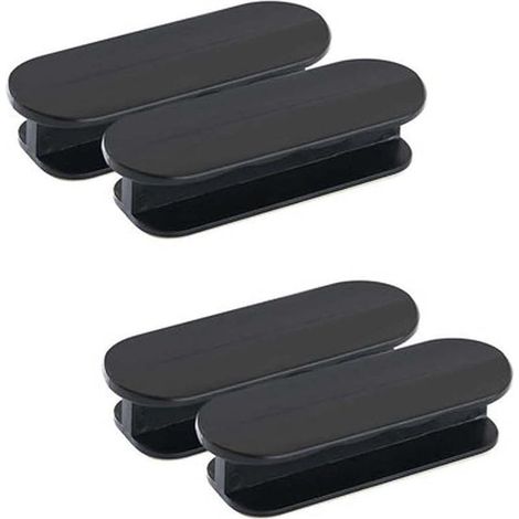Boutons et poignées de meubles,Lot de 4 poignées auto-adhésives pour placard de cuisine, tiroir, fenêtre, porte coulissante (1/5)