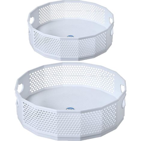 2er-Set drehbare Gewürzregale, multifunktionale Gewürzständer mit Drehfunktion für Gewürze und Soßen, Küchenaufbewahrung, drehbarer Sockel & Küchenorganizer (1/4)