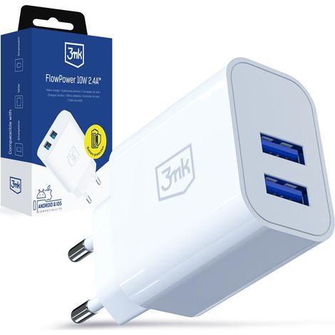 3mk FlowPower 10W 2,4A 2A Weiß (1/5)