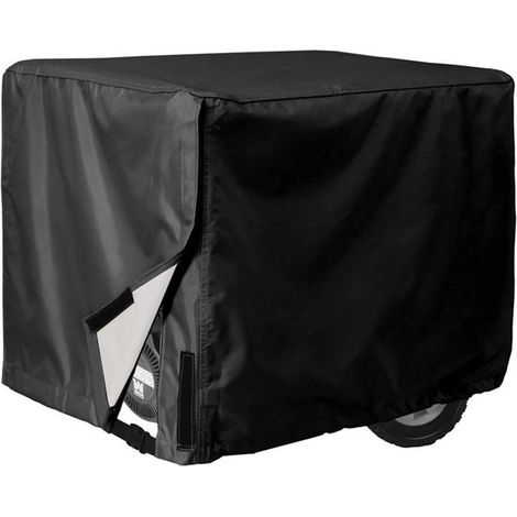 Wasserdichte Universal Generatorabdeckung, Staubschutzhülle, Maschinenabdeckung für die meisten Generatoren (66 x 51 x 51 cm) schwarz (1/5)