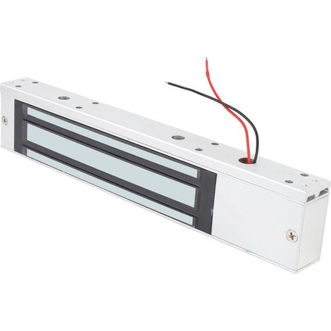 Serrure électromagnétique 280 kg pour porte simple, montage en applique, serrure de contrôle d'accès dissimulée pour porte double, serrure magnétique pour porte vitrée, serrure électromagnétique (1/5)