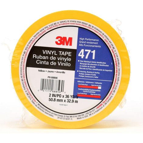 3M 471G50IW PVC-Klebeband Gelb (L x B) 33 m x 50 mm 1 St. (1/4)