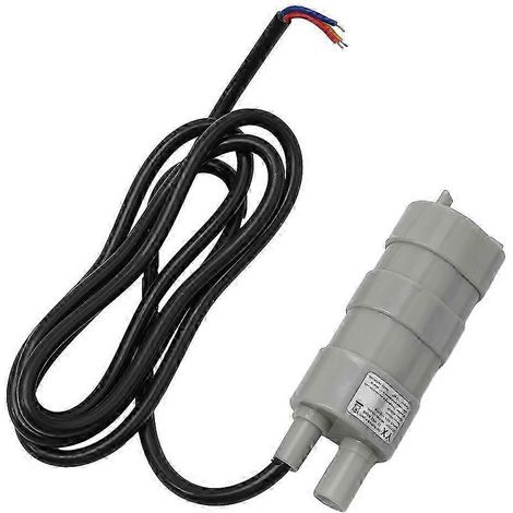 Pompe Ă eau submersible CC 600 L/h ABS + cuivre 12 V CC, durable, pour camping et jardin, mini pompe, arbre moteur robuste (1/5)