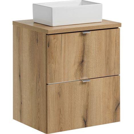Waschtisch 50cm, in Eiche, NEWPORT-56-OAK (1/5)