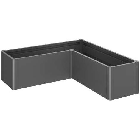 Fioriera Belvedere MINI Gr. L150 grigio scuro metallizzato