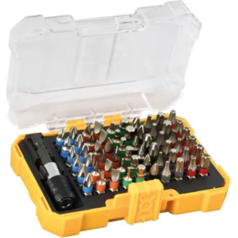 Intercable bit-kit mit manuellem schraubendreher 61 stück gelb - 7114630