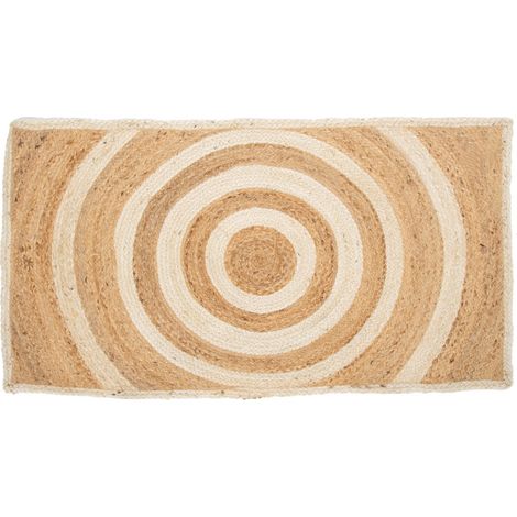 Tappeto in Juta Naturale 70x120 cm - Ideale per Decorare Ingressi e Corridoi