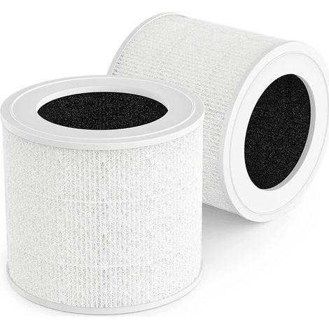 Ersatzfilter für 3-in-1 HEPA-Luftreiniger, hocheffiziente Aktivkohle, weißer Mini-RF-Kern, passend für Levoit (1/3)