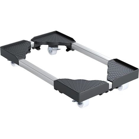 Support de bureau d'ordinateur, support de PC mobile pour tour PC, support de bureau d'ordinateur réglable amovible, universel avec 4 roues, chariot CPU sous le bureau, pour ordinateur de bure