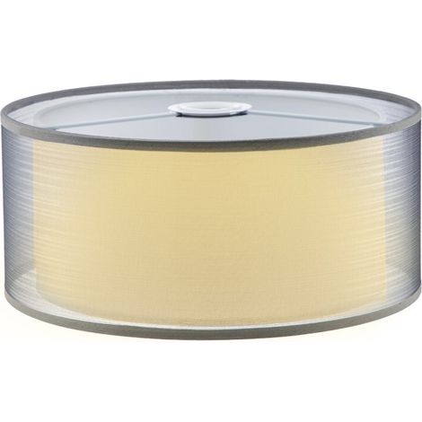 Trintion Modern Large Lampshade Diffuser Metal Lamp Shade 30cm Diameter, 13cm Height, Suitable for Ceiling Lights, Table Lamps & Floor Lamps (Grey) (1/5)