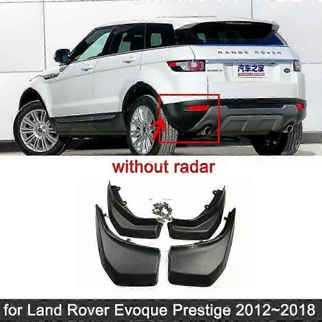 4 bavettes de protection anti-éclaboussures de haute qualité pour Land Rover Evoque Prestige 2012-2018 (1/5)