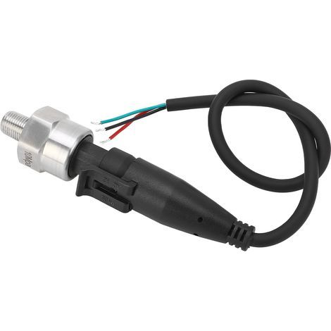 Transductor de presión de acero inoxidable, manómetro de 0,5 a 4,5 V para gas, agua y aceite, rosca de 1/8 pulg. 27NPT. (1/5)