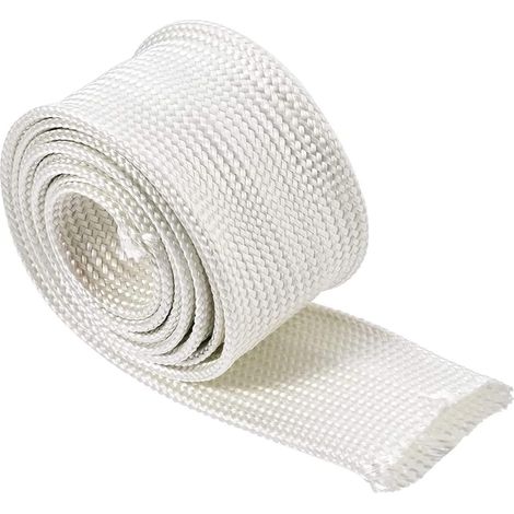 Tuyau D'échappement Isolé 25mm pour Générateur 200CM pour echappement chauffage de stationnement Tuyau d'isolation Gaine en fibre de verre (200) (1/5)