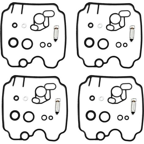 Hippotech 4-Piece Motorcycle Carburetor Repair Kit Set Replacement for Yamaha XJ 600 XJ600S Diversion 1992 XJ600N 1994-1995 (1/5)