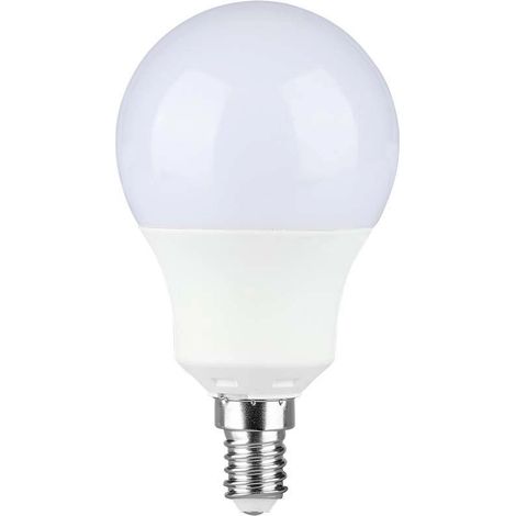 Bombilla LED V-TAC E14 8,5 W Samsung Chip A60 Blanco cálido