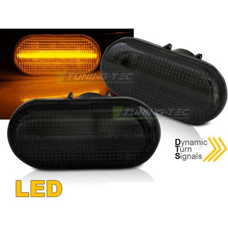 Paire Clignotant Repetiteur Renault Clio 1998 a 2001 Noir Led Dyn-34597929 (1/3)