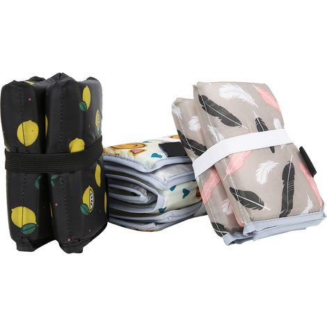 3 Pièces Tapis de Pique-nique Imperméable, Léger et Transportable pour Extérieur (1/5)