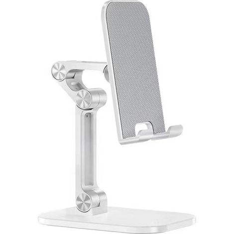 Support pour téléphone portable, support pour iPad, support de bureau réglable en hauteur et en angle, support pliable, support plus large pour iPhon