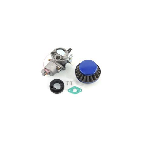 42-mm-Luftfilter, 13-mm-Vergaser, Gaszug, PZ13-Vergaser für 2-Takt-Mini-ATVs, Quads, Dirtbikes und Pocketbikes mit 43 cm³, 47 cm³ und 49 cm³ Hubraum
