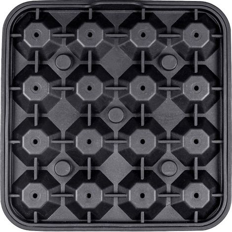 Silikon-Eisform – Rautenform – 30 mm – 130 x 130 x 24 mm – Wiederverwendbar – BPA-frei – 1 Stück (1/5)