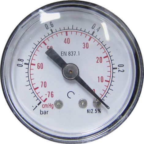 ICH Manometro 306.40.-1 Collegamento (manometro): Lato posteriore -1 fino a 0 bar Filetto esterno 1/8 1 pz.