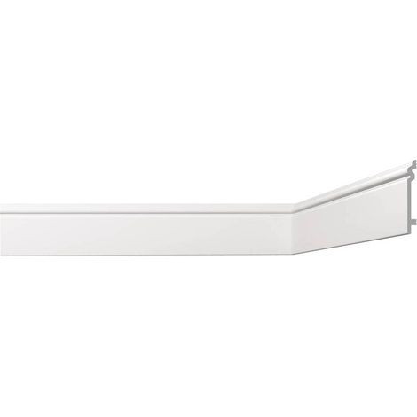 BATTISCOPA DECORATIVO SERIE 'LUXSTYL' mod. 'L12515' - mm 15 x 125 x 2 mt