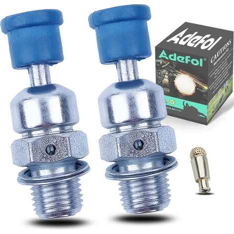 Valvola di decompressione LinDuxe per Stihl MS260 MS290 MS360 MS381 MS390 MS660 Valvola di decompressione per motosega + parti di ricambio per filtro carburante compatibili con Husqvarna 362 365 371 3