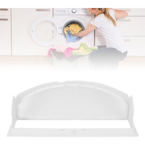 Filtre Grille à Peluches Sécurisé pour Sécheuse ABS Facile à Installer Compatible WE18M28, WE18X25100 et modèles DPXR483EA1WW, DWSR483EB1WW, GTDP490ED7WS, etc. (1/5)
