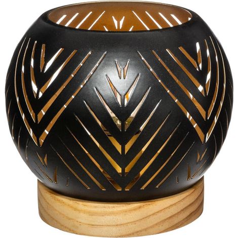 Portavelas Raja bola metálica LED D15cm - Atmosphera créateur d'intérieur