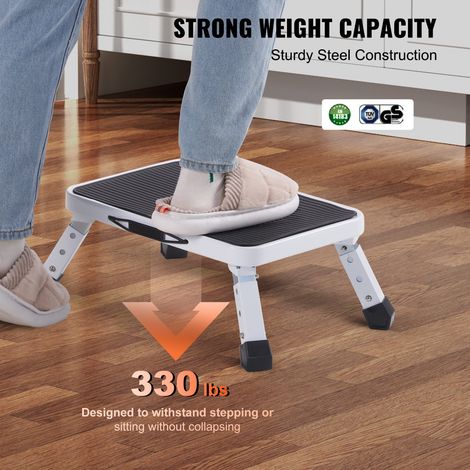 Marchepied Pliable Capacité 150 kg Marche Pied à 1 Marche en (1/5)