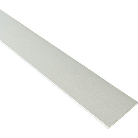 Méplat aluminium (15mm x 1,3mm x 1000 mm, Anodisé argent) HOMEWELL