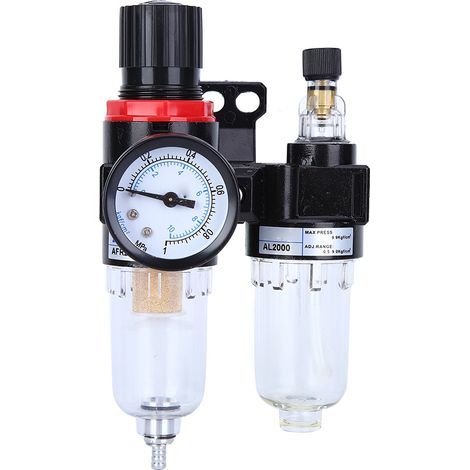 Luftfilter-Druckregler, Öl-Wasser-Abscheider-Filter für Luftkompressoren, Airbrush-Kompressor (1/5)