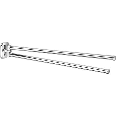 Porte-serviettes double réglable RUMBA 450 mm, chromé (1/4)