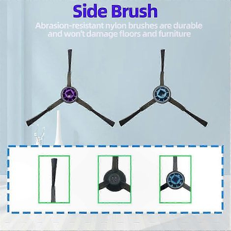 Kit de pièces détachées pour aspirateur robot E10s : brosses principales et latérales avec filtres HEPA (1/4)
