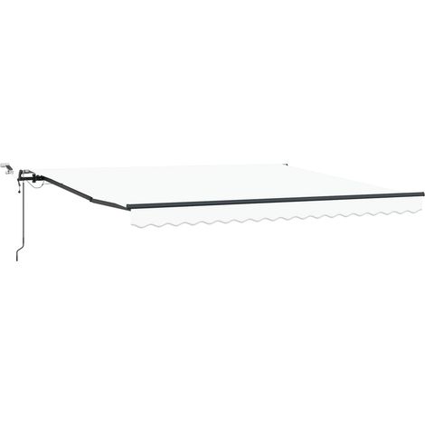 Maison Exclusive - Tessuto per Tenda Bianco 400 × 350 cm Poliestere