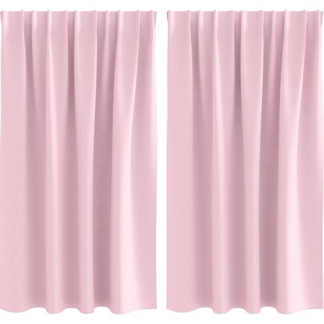 Maison Exclusive - Verdunkelungs-Vorhänge mit Ringen 2 pcs Babyro