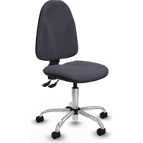 piqueras-y-crespo Silla de Oficina Ergonómica Gris Oscuro