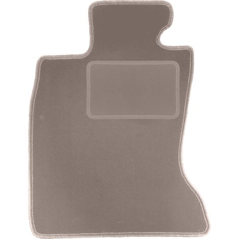 Alfombrilla de conductor beige para BMW 7 F02 Sedán (2008-2015)