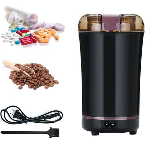 Broyeur-pilules électrique multifonctionnel - Broie les médicaments, les vitamines ou les grains de café en comprimés de différentes tailles en poudre fine - Broyeur pour sondes d\'alimentation, enfan (1/5)