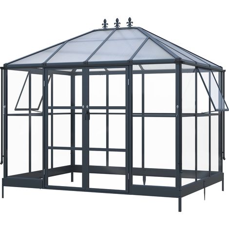Westmann Suprema M  serre orangerie noire  2x3 m