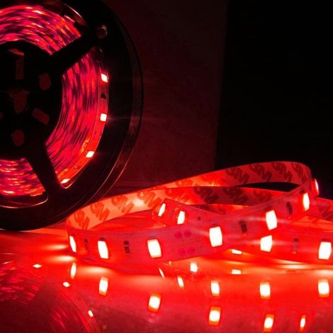 Bande Led Smd 5050 Flexible 5mt Adhésif Interne Externe Ip65