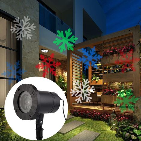 Proiettore LED ParaCity per Natale, giardino, patio e casa (fiocco di neve multicolore) (1/5)
